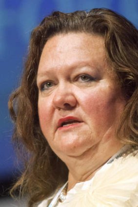 "The journalists declined Mrs Rinehart’s request".